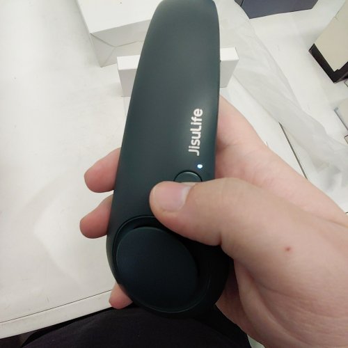 JISULIFE PORTABLE BLADELESS RECHARGEABLE NECK FAN - 3 SPEEDS, 4000 MAH - DARK GREEN (MODEL: FA14) image 2