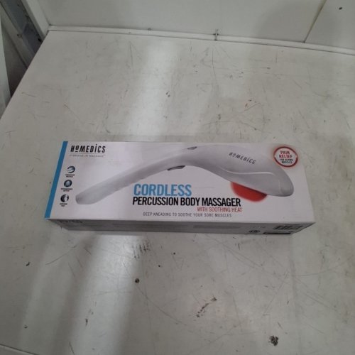 HOMEDICS CORDLESS PERCUSSION BODY MASSAGER WITH SOOTHING HEAT (MODEL: HHP-405HJ) image 2