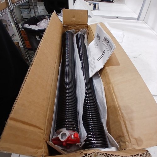 2PC UNIVERSAL GARAGE DOOR TORSION SPRINGS - 0.207" X 2" X 22" - BLACK (MODEL: GZ-22) image 4