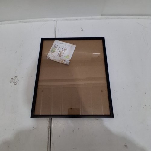 AMERICANFLAT PICTURE FRAME WITH SHATTER-RESISTANT GLASS - 11" X 13" - BLACK image 2