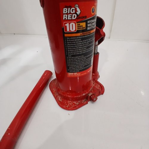 TORIN BIG RED JACKS HYDRAULIC WELDED BOTTLE JACK -10 TON - RED (MODEL:T91003B) image 3