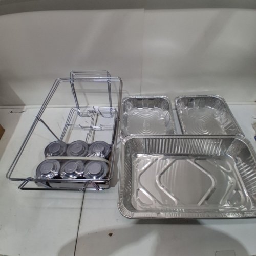 14PC CATERPAX DISPOSABLE ALUMINUM CHAFING DISH BUFFET SET WITH FOOD WARMERS (MODEL: CP-6T3RFF) image 2
