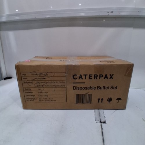 14PC CATERPAX DISPOSABLE ALUMINUM CHAFING DISH BUFFET SET WITH FOOD WARMERS (MODEL: CP-6T3RFF) image 5
