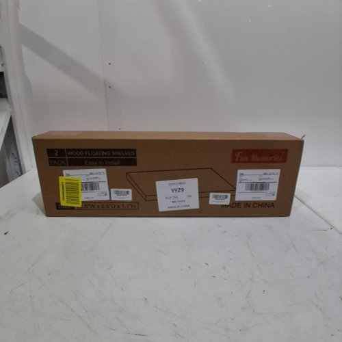 2PK FUN MEMORIES FLOATING SHELVES - 22.5" - BLACK image 2