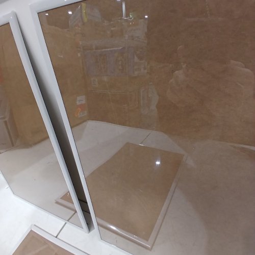3PK AMERICANFLAT FUSION COLLECTION POSTER FRAMES WITH POLISHED FRONT COVER - 12" X 18" - WHITE image 3