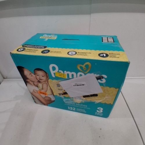 132PK PAMPERS SWADDLERS DIAPERS - SIZE 3 image 2