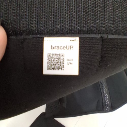 UNISEX BRACEUP BACK BRACE WITH LUMBAR PAD VELCRO STRAP ADJUSTABLE - SMALL - BLACK (MODEL: B603011) image 2