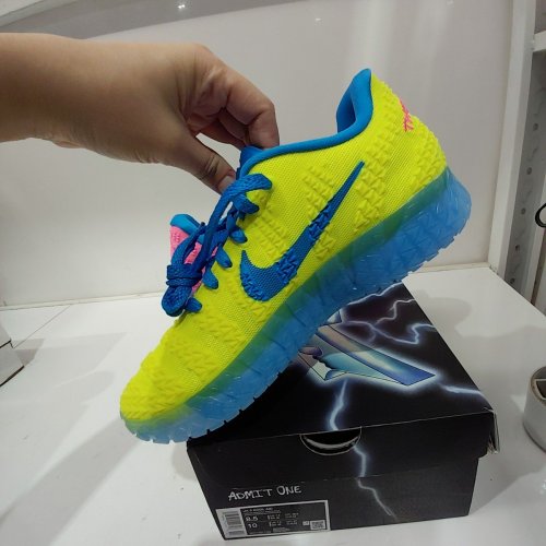 MEN'S NIKE JA 3 X KOOL AID BASKETBALL SHOES - 8.5 - LEMON VENOM / LIGHT GREEN SPARK / PINK BEAM / LIGHT PHOTO BLUE (STYLE: IW1159-700) image 7