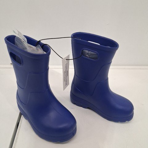 KID'S EVERWEAR RAIN BOOTS - 5-6 - BLUE image 2