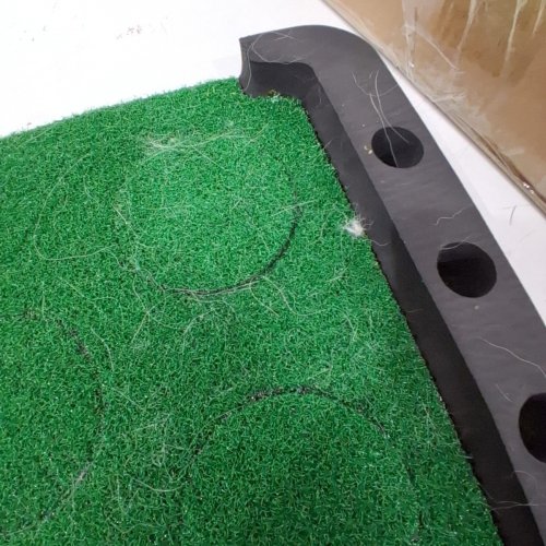 SAGSEWFUL GOLF PUTTING GAME SET WITH FRONT BORDER & CARRY BAG - 120" X 17.8" - GREEN (MODEL: AO-BYFV-8HF8) image 4