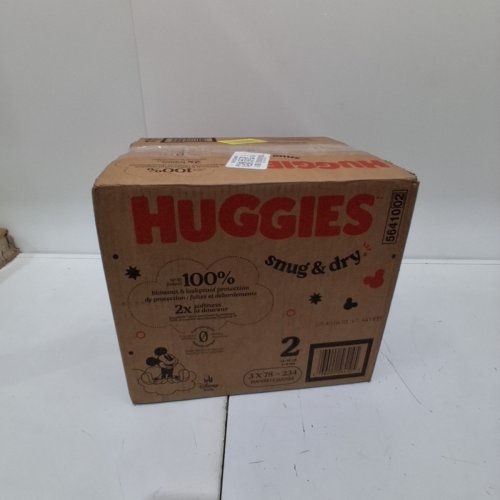 234PK MICKEY MOUSE HUGGIES SNUG AND DRY BABY DIAPERS - SIZE 2 (12-18LBS) image 3