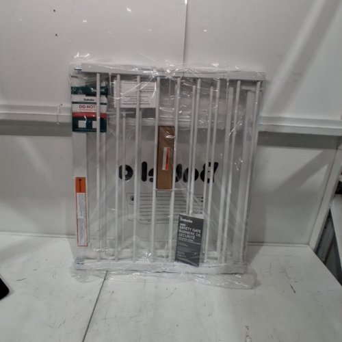 BABELIO PRESSURE MOUNTED EXTRA WIDE METAL BABY GATE - 29" - 55" X 30" - WHITE (MODEL: CB-M-101) image 2