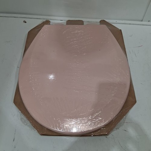 BEMIS SLOW-CLOSE CHURCH/ROUND PLASTIC TOILET SEAT - VENETIAN PINK - (MODEL: 500EC 063) image 2