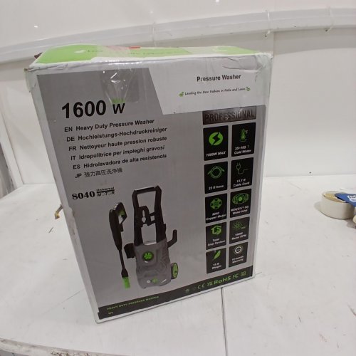 PATOOLIO ELECTRIC PRESSURE WASHER - 4000PSI - 2.6 GPM MAX POWER - GREY (MODEL: W6) image 7