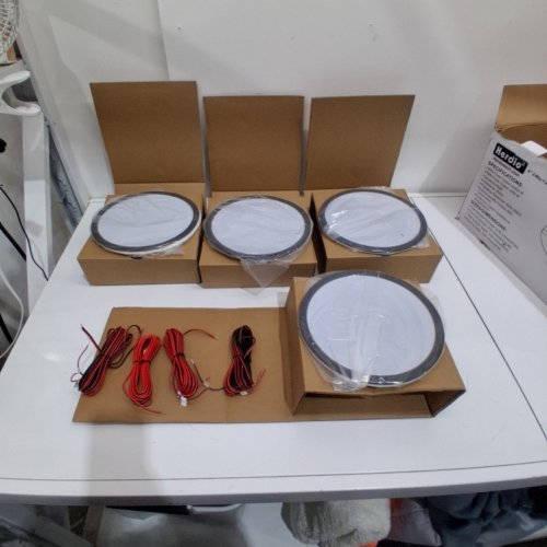4PK HERDIO IN WALL IN CEILING SPEAKERS - 8" 800 WATTS - WHITE image 2