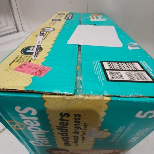 100PK PAMPERS SWADDLERS 100% LEAKPROOF DISPOSABLE BABY DIAPERS - SIZE 5 image 3