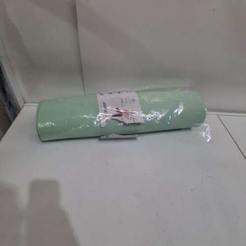 OVERMONT YOGA MAT - 2FT X 6FT - BLACK/MINT image 2