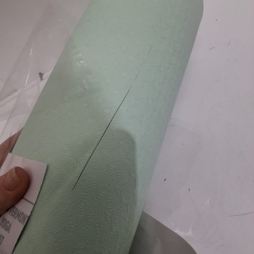 OVERMONT YOGA MAT - 2FT X 6FT - BLACK/MINT image 3