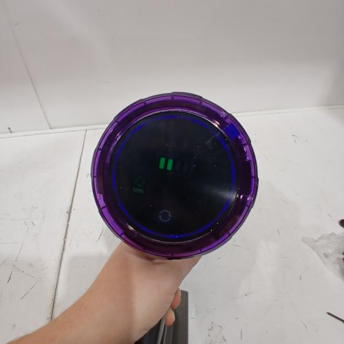 CORDLESS VACUUM CLEANER WITH POWERFUL SUCTION AND ATTACHMENTS - 22V - GREY/PURPLE - (MODEL:RV20) image 2