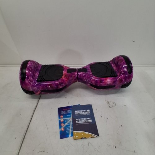 HOVERSTAR SELF BALANCING FLASH WHEEL HOVERBOARD ELECTRIC SCOOTER - 6.5" WHEELS, 14.4KM/H, BLUETOOTH SPEAKER - GALAXY (MODEL:LBW12A) image 2