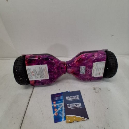 HOVERSTAR SELF BALANCING FLASH WHEEL HOVERBOARD ELECTRIC SCOOTER - 6.5" WHEELS, 14.4KM/H, BLUETOOTH SPEAKER - GALAXY (MODEL:LBW12A) image 3