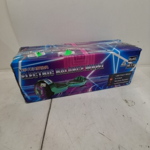 HOVERSTAR SELF BALANCING FLASH WHEEL HOVERBOARD ELECTRIC SCOOTER - 6.5" WHEELS, 14.4KM/H, BLUETOOTH SPEAKER - GALAXY (MODEL:LBW12A) image 5