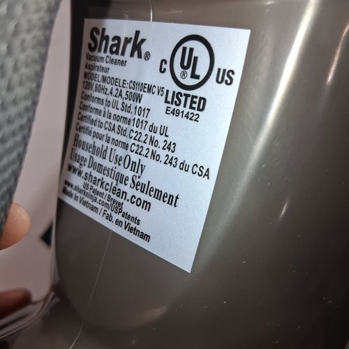 SHARK ULTRA LIGHTWEIGHT CORDED STICK VACUUM WITH EASY EMPTY CANISTER - 120V - GREEN/GREY (MODEL: CS110EMC) image 3