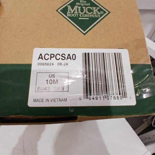 MEN'S MUCK BOOT CO. ARCTIC PRO CSA STEEL TOE WINTER WORK BOOTS - SIZE 10 - BLACK (MODEL: ACPCSA0) image 5