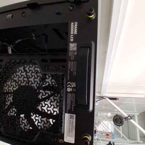 CORSAIR FRAME 4000D LCD RS ARGB PREMIUM MID-TOWER PC CASE - 14.5" LCD TOUCHSCREEN - 19.1" X 9.4" - BLACK - (MODEL: CC-9011326-WW) image 3