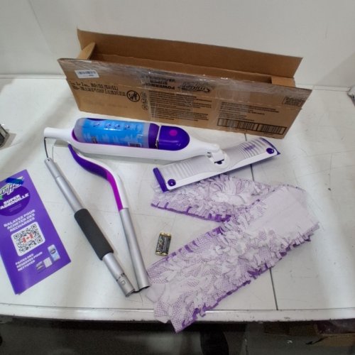SWIFFER POWERMOP MULTI-SURFACE MOP - PURPLE/WHITE image 2