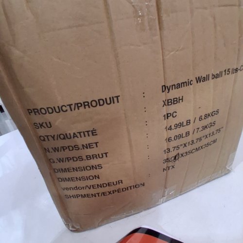 YES4ALL SOFT MEDICINE WALL BALL AND TARGET STICKER - 15 LBS - BLUE / BLACK (MODEL: UNM5) image 2