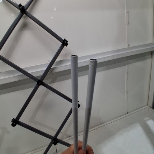 HONEY-CAN-DO COLLAPSIBLE CLOTHES DRYING RACK - 29" X 14" X 42" - GREY/WHITE (MODEL: DRY-09065) image 4