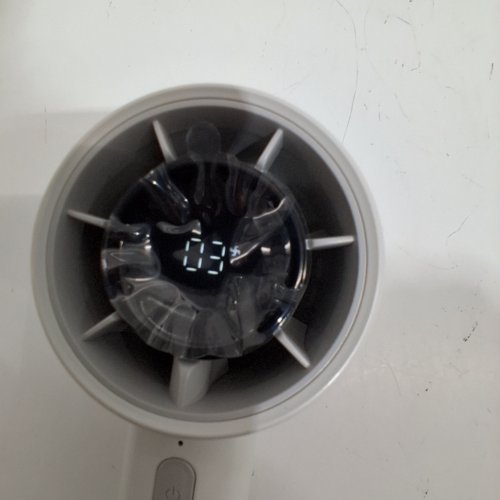 JISULIFE PORTABLE HANDHELD FAN LIFE10S - 5-SPEED - GRAY/WHITE - 5000MAH - (MODEL: HANDHELD FAN LIFE10S) image 2