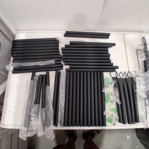 6PK ADDLON STRING LIGHT POLES FOR HOOK/STRING LIGHTS - 10FT - BLACK image 4