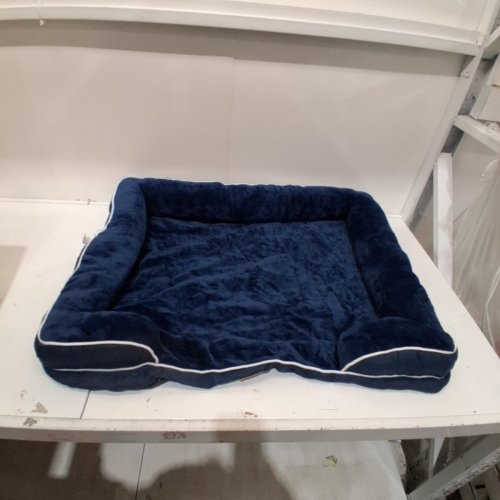 EHEYCIGA MEMORY FOAM ORTHOPEDIC DOG BED - LARGE - 35" X 22" - NAVY BLUE image 2