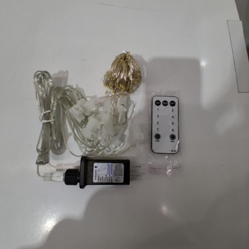 CURTAIN LIGHTS WITH HOOKS - 10FT - WARM WHITE LIGHT image 3