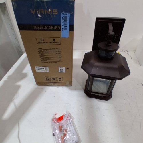 VIANIS LIGHTING ANTI EXTERIOR MOUNTABLE DUSK TILL DAWN SENSOR LANTERN - DIMMABLE - OIL RUBBED BRONZE image 5