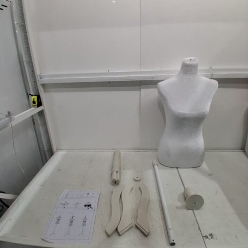 DRESS FORM FEMALE MANNEQUIN WITH STAND - 58" - 67" - WHITE (MODEL: MQ-FL2104-WHITE) image 2