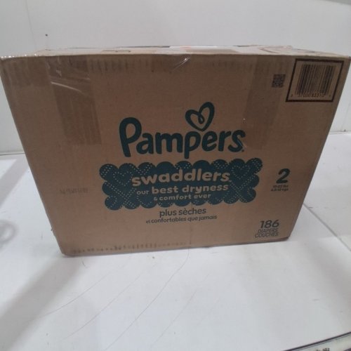 164PK PAMPERS SWADDLERS DISPOSABLE DIAPERS - SIZE 2 image 4