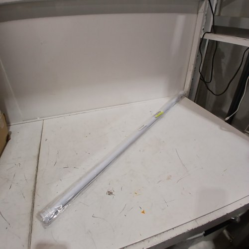 ADJUSTABLE LIGHTWEIGHT CURTAIN TENSION RODS - 41" - 78" - WHITE image 3