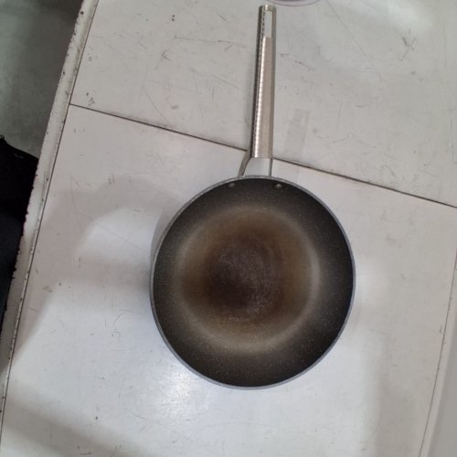 THE ROCK WAVE NON-STICK WAVE TEC GRIP FRY PAN -12''- BLUE image 4
