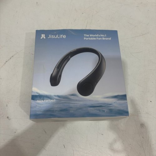 JISULIFE PORTABLE BLADELESS NECK FAN - BLACK image 4