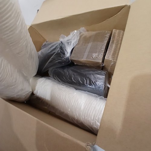 200PK CHARVOUNT DISPOSABLE COFFEE CUPS WITH LIDS - 12 OZ image 4