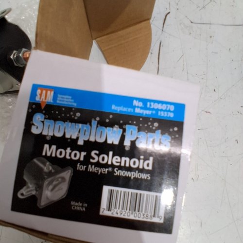 S.A.M. SNOWPLOW PARTS MOTOR SOLENOID - FOR MEYER 15370 - BLACK/STEEL (MODEL : 1306070) image 4