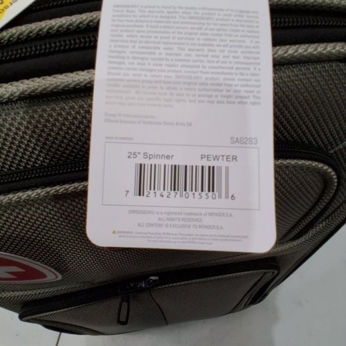 SWISSGEAR SION SOFTSIDE EXPANDABLE LUGGAGE WITH SPINNER WHEELS - 25" - PEWTER (MODEL: SA6283) image 2