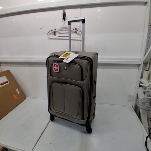 SWISSGEAR SION SOFTSIDE EXPANDABLE LUGGAGE WITH SPINNER WHEELS - 25" - PEWTER (MODEL: SA6283) image 3