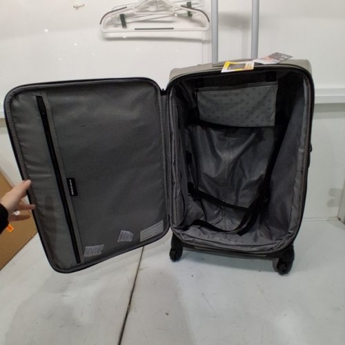 SWISSGEAR SION SOFTSIDE EXPANDABLE LUGGAGE WITH SPINNER WHEELS - 25" - PEWTER (MODEL: SA6283) image 4