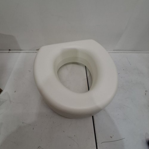 HEALTHSMART PORTABLE ELEVATED ROUND TOILET SEAT RISER WITH SLIP RESISTANT PADS - 5" RAISED - WHITE (MODEL: 522-1508-1901) image 2