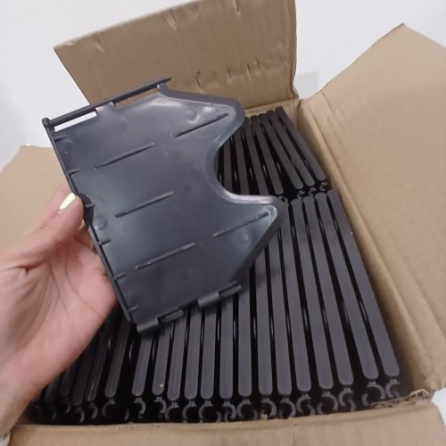65PK PLASTIC INTERLOCKING GARDEN BORDER FENCE - 34FT - BLACK image 3