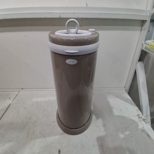 UBBI LIMITED EDITION STEEL DIAPER PAIL WITH SAFETY LOCK & RUBBER SEAL LOCKS IN ODOR - 13GAL - BROWN image 2
